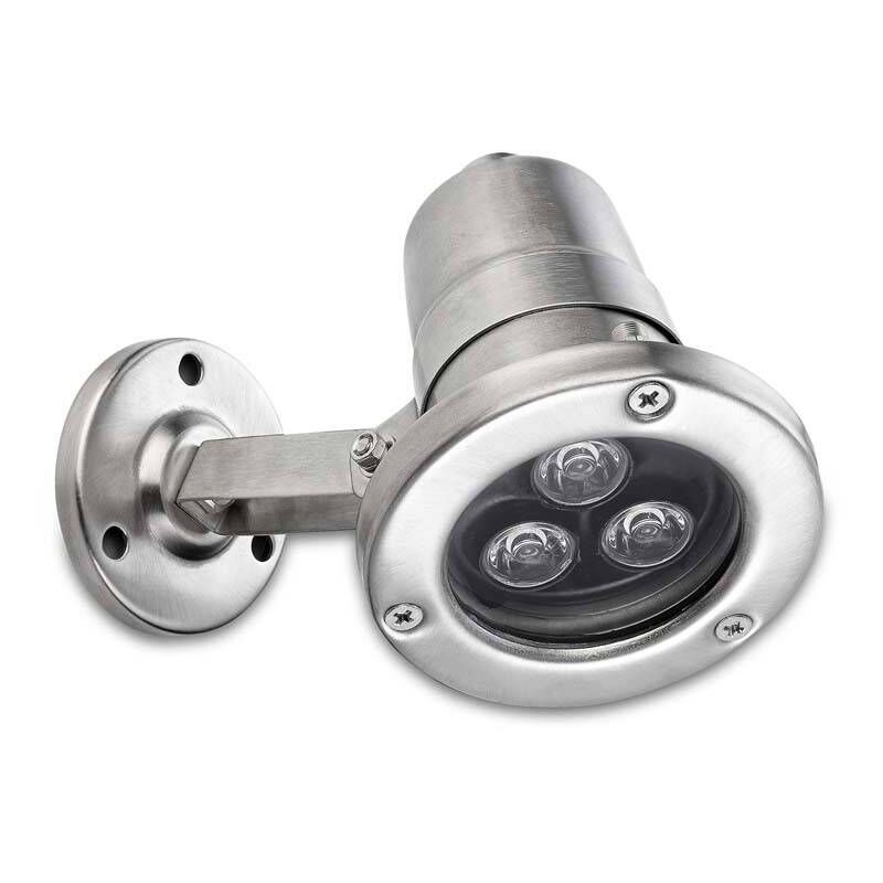 Aqua - Projecteur d'extérieur à led submersible Aqua Aisi 316 Pol 663lm 4000K IP68 (1m) - Leds-c4