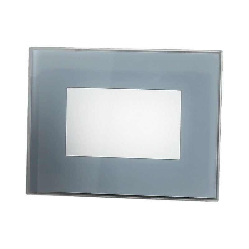 Spot led 5W Encastrable Mural Rectangulaire Gris Étanche IP66 cct