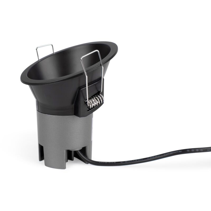 Spot led 6W 24º 'Koppa' incliné - Noir Spot led 6W 24º 'Koppa' incliné - Noir