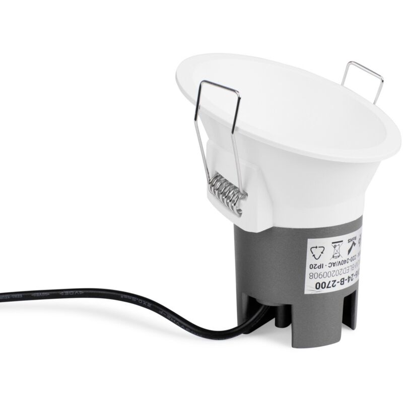 Spot led 6W 24º 'Koppa' incliné - Blanc Spot led 6W 24º 'Koppa' incliné - Blanc