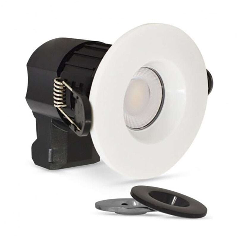 Spot led Encastrable Dimmable AC220/240V 7W 650lm 75° Etanche IP65 IK08 Ø88mm - cct (2700K-4000K) perçage Ø68mm