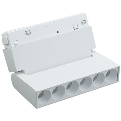 Spot LED Aotrom 6W pour rail magnétique Blanc 48V Série 20mm - DSC 3000K - Ledme - LM3509
