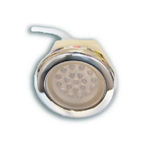 Spot LED bianco impermeabile incorporato 2 W