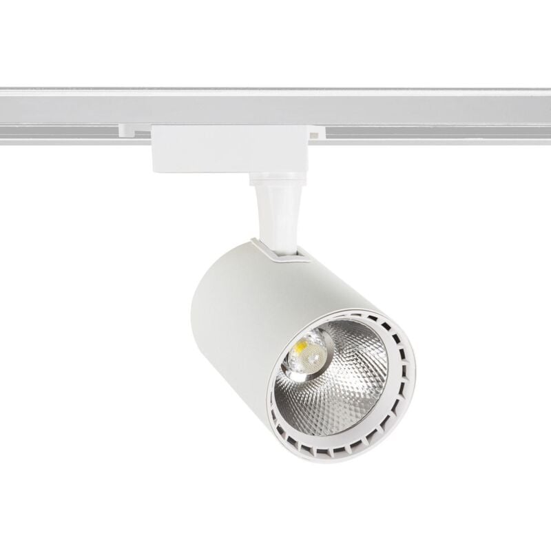 Efectoled - Spot led sur Rail Monophasé 20W Bron Blanc 3000K Blanc chaud