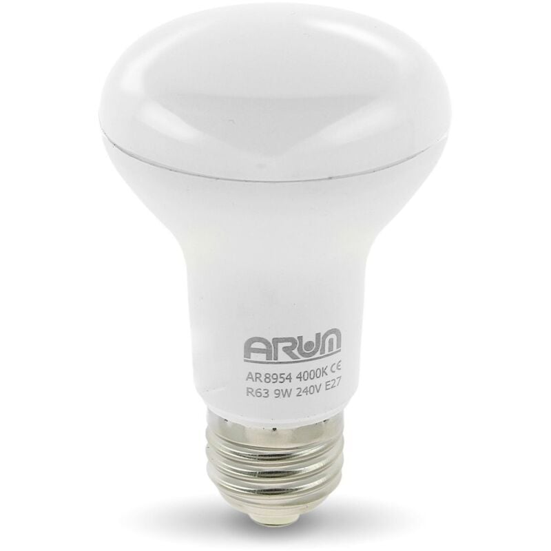 

Spot LED Bulbo R63 E27 9W Eq 60W | Temperatura de color: Blanco cálido 2700K