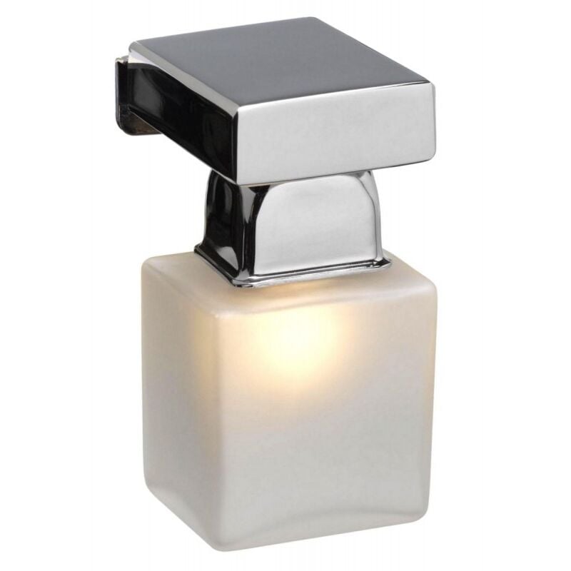 Alterna - Spot led Verrine à Pincer Cubique satiné Blanc - 6661042