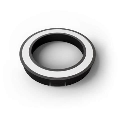 Spot led circulaire encastrable - Connexion : Mini prise M1 - Câble de liaison longueur : 1800 mm - Alimentation : 12 V - Diamètre : 81 mm - Diamètre d'encastrement : 78 mm  - HALEMEIER