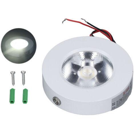 Spot LED COB 3W, peinture haute température, plafonnier Ultra fin encastrable, 85 à 265V
