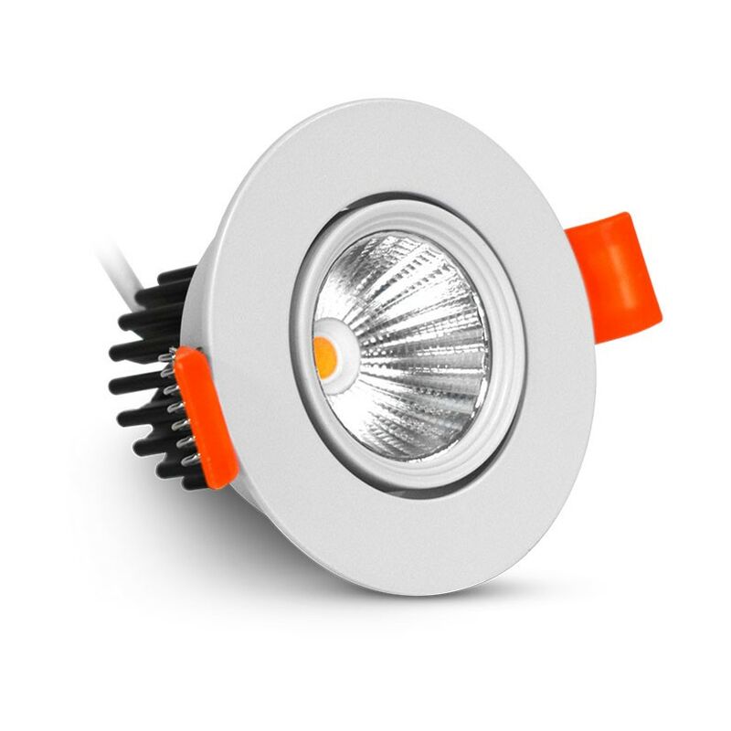 Spot led cob Orientable spark ii - 5W Miidex Lighting blanc-chaud-3000k