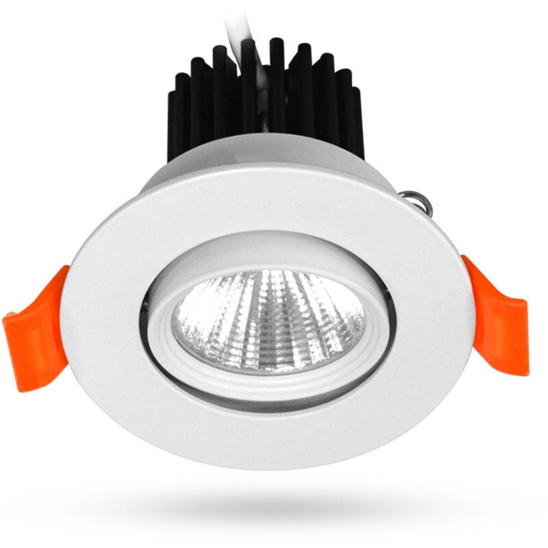 Spot led cob Orientable spark ii - 7W Miidex Lighting® blanc-chaud-3000k