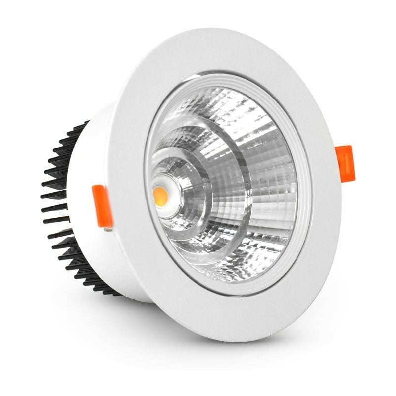 Spot LED COB Orientable SPARK II - 12W Miidex Lighting® blanc-chaud-3000k