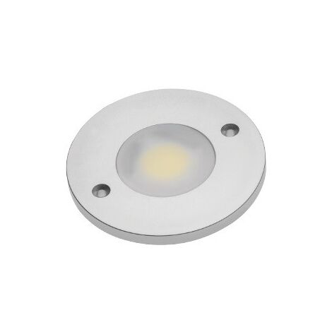 SPOT LED COB ROND BLANC FROID 1 DIODE LED COB 3W 280LM 60x60x5MM CONNECTEUR MINI AMP