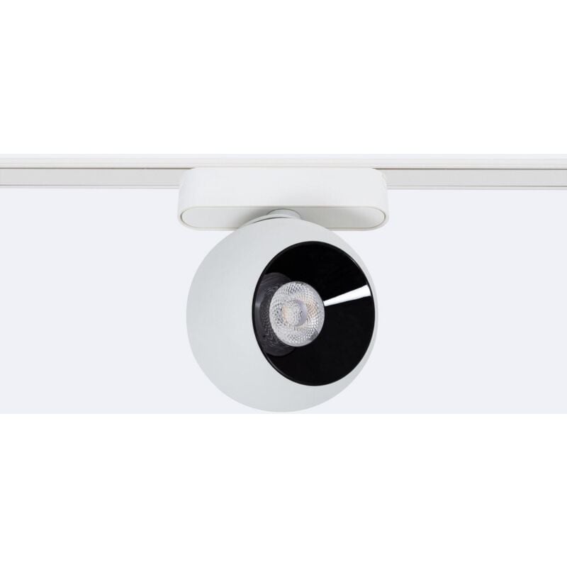 Spot led sur Rail Magnétique 25mm Extra-Plat 12W Concave 48V Ø100 mm Blanc 4000K Blanc neutre