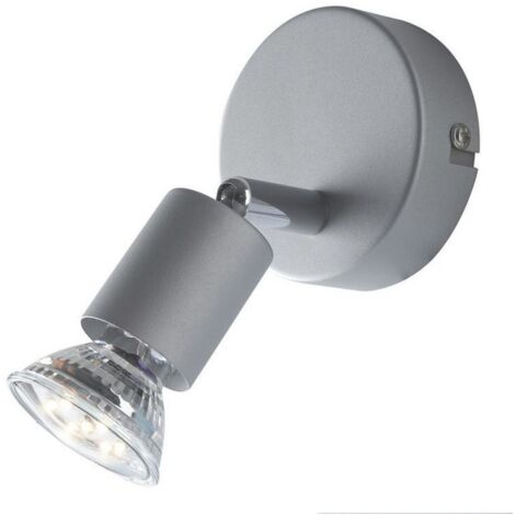 SPOT LED COOPER GU10 5W 11XH8,5CM 2700K SILVER