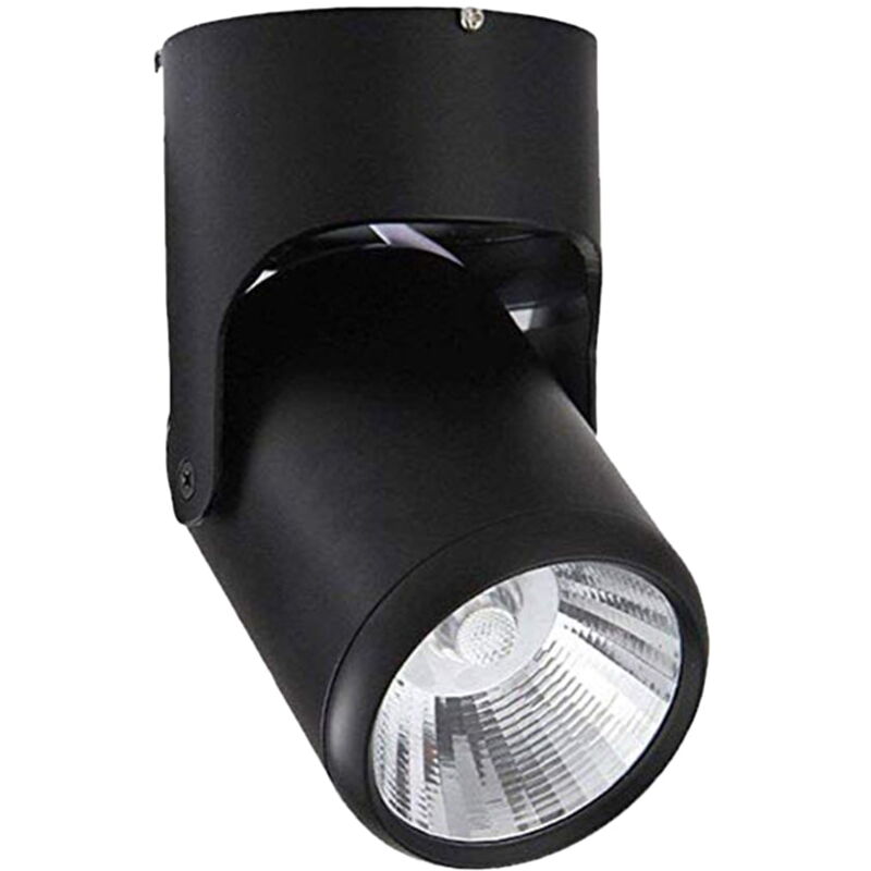 Feiyue - Spot led d'intérieur 85-265V 7W Spot led réglable Plafonnier Downlight monté en surface Éclairage cob Lampe murale en aluminium Spot Light