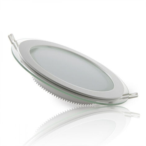Spot LED Downlight 18 W 1800 lm 6000 °K Verre circulaire Ø 200 mm 40 000 h [HO-MB01-O-18W-CW]