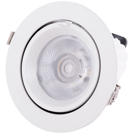 Spot LED Downlight 30W 4500Lm 2700ºK Circulaire Orientable 40 000H [HO-COB-C-OR-30W-WW]