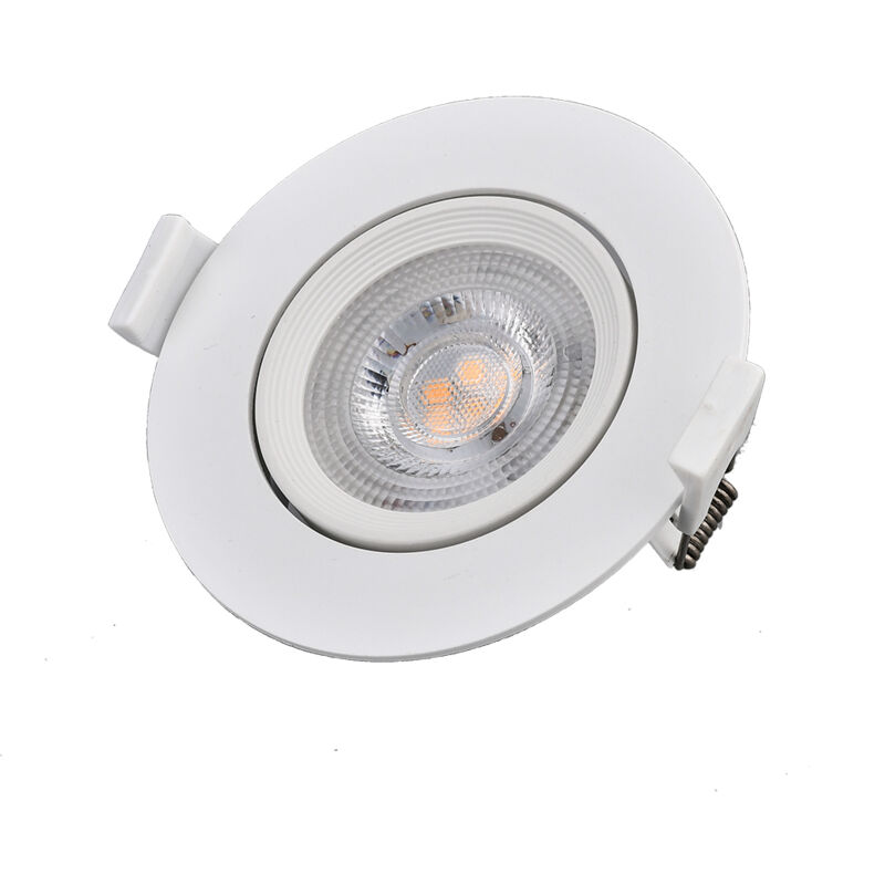 Digilamp - Spot led Downlight cct Rond Orientable 9W Rond Coupe ø 90mm Digilamp - Spot led Downlight cct Rond Orientable 9W Rond Coupe ø 90mm