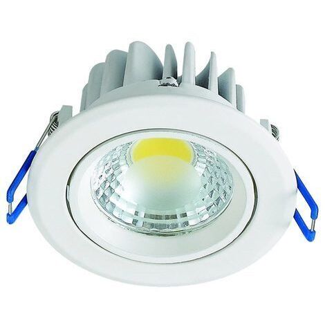 Spot LED downlight rond blanc 3W (Eq. 25W) Diam 90mm