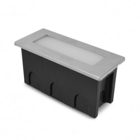 SPOT LED EMPOTRADO EN EL SUELO BALIZA RECTANGULAR 1.5W 4000K Blanco neutro
