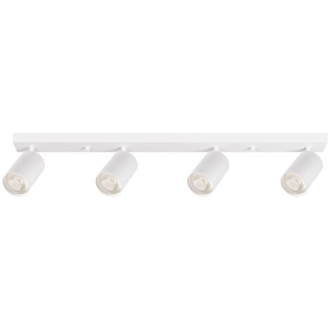 Spot LED en Saillie 4xGU10 IP20 Orientable 35W max – Blanc