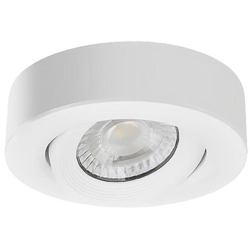 Spot LED en saillie 5W 450lm 3CCT rond blanc NORA PRO/S HOROZ downlight plafond intérieur Spot LED en saillie 5W 450lm 3CCT rond blanc NORA PRO/S HOROZ downlight plafond intérieur