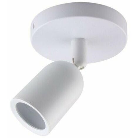 Spot LED en Saillie Orientable pour Ampoule GU10 - Blanc - SILUMEN