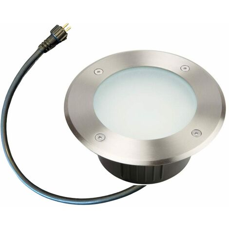 Spot led encastrable 12V abords Piscine- 700 Lumens - 6000K- Inox 316- Diam 17.5 Cm