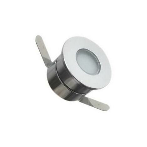 Spot LED Encastrable 1W 12V IP65 45° - Blanc Froid - SILUMEN