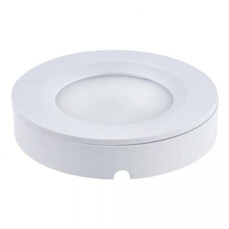 Spot LED encastrable 3W blanc naturel – Éclairage homogène 210 lumens – Installation en saillie sur tous supports – Diamètre 70mm – Horoz Electric