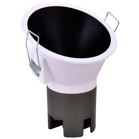 Spot LED encastrable 6W 15º "Koppa" incliné - Noir