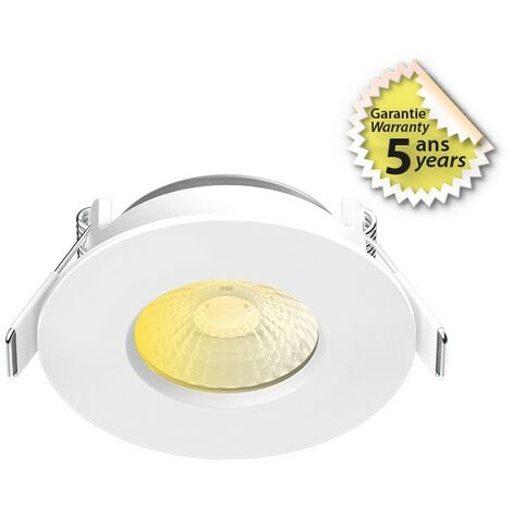 Spot LED encastrable dimmable 6W 515lm – IP65 pour pièces humides – Ø82mm – Installation facile avec variateurs – Aluminium et PC – Miidex Lighting