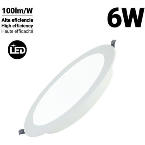 Spot LED Encastrable SMD 0,8W 42lm DC12V IP20 Ø73mm Chrome - Blanc Chaud  3000K perçage 60mm