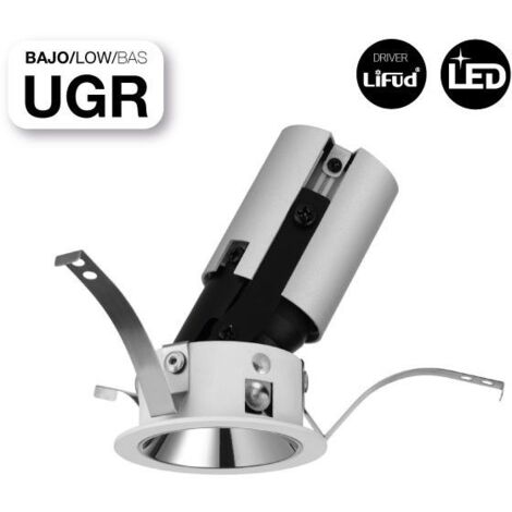 Spot LED encastrable ajustable 5W COB IP20 faible UGR