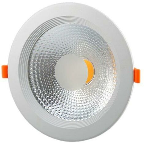 Spot LED Encastrable COB Rond 30W - Blanc Chaud  - SILUMEN