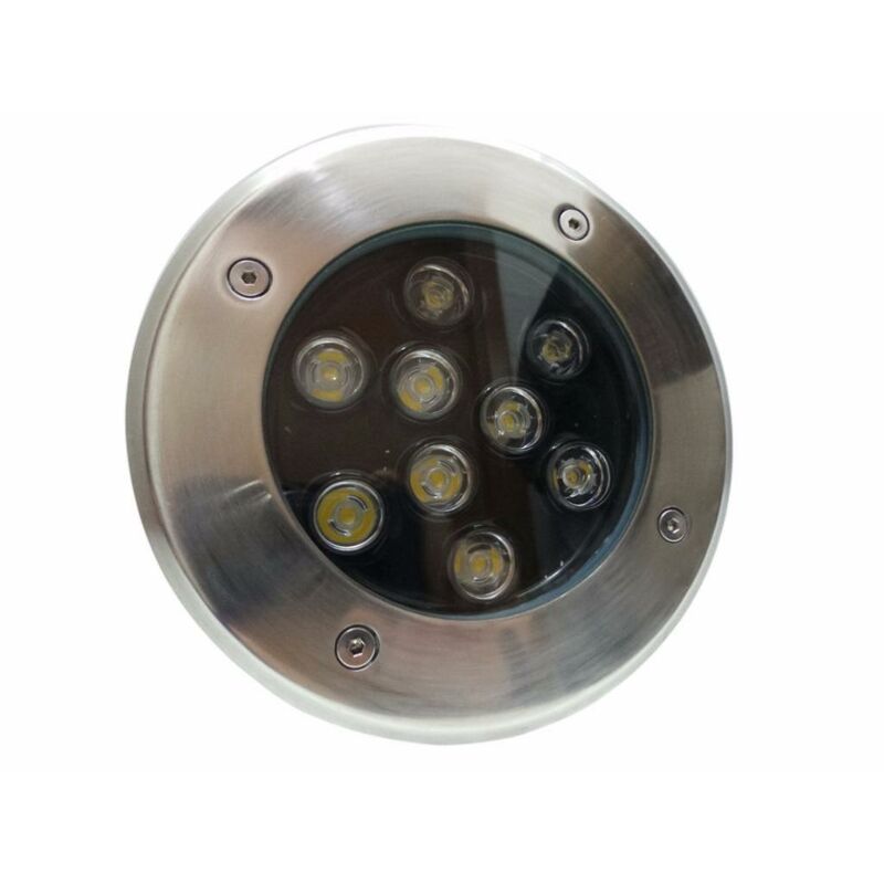 Silamp - Spot led Encastrable Extérieur IP65 220V Sol 9W 60° - Blanc Neutre 4000K - 5500K