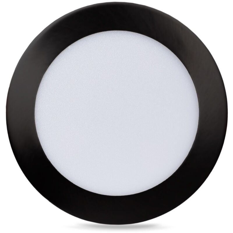 Spot led encastrable extra-plat 12W - cct - Coupe ø 155mm - 3 - Noir Spot led encastrable extra-plat 12W - cct - Coupe ø 155mm - 3 - Noir