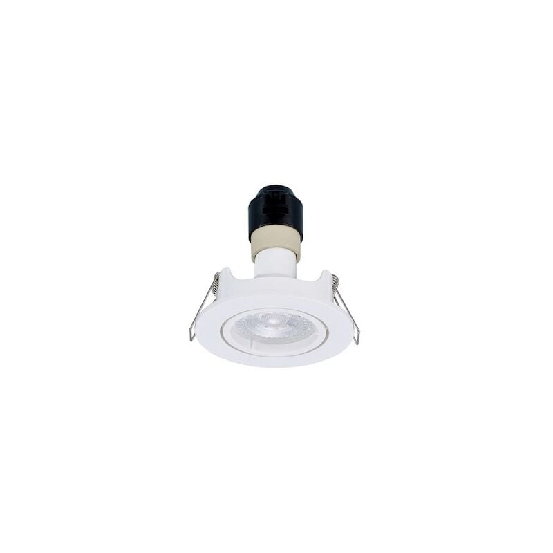 Spot led sylspot orientable - Flux lumineux (lm) : 345 lm - Température de couleur : 4000 k - Coloris : blanc - Conditionnement : 1 Sylvania