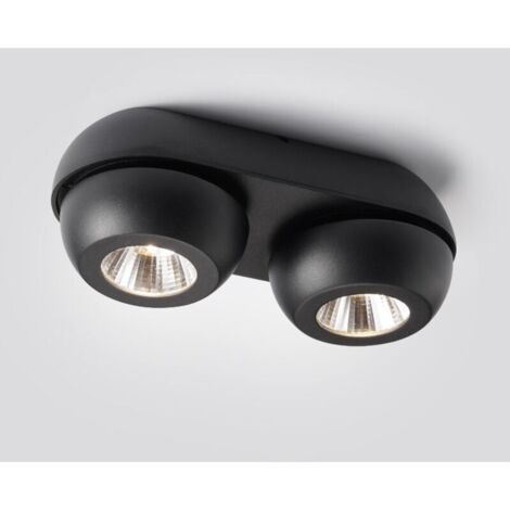 Spot Led Encastrable LED Noir Alliage d'aluminium Plafonniers de plafond Simple Rodofit Downlights