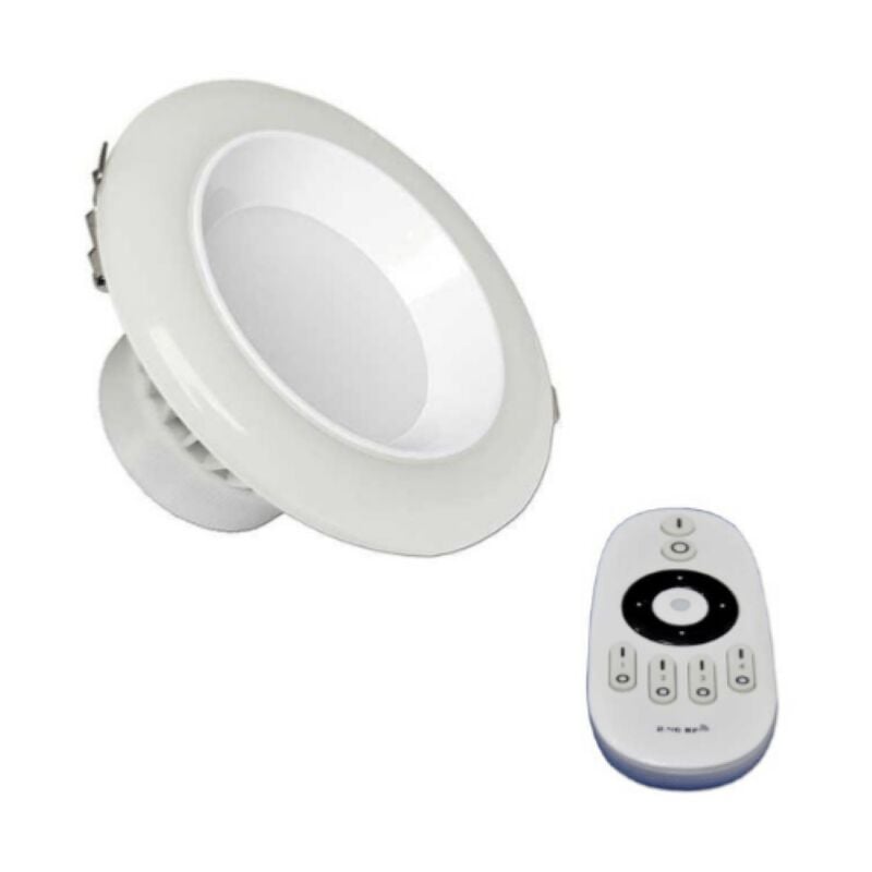 Spot led Encastrable Lumière Variable 12W avec Télécommande - 30