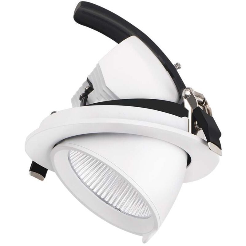 Arum Lighting - Spot led encastrable orientable Pro escargot cob 30W Température de Couleur: Blanc neutre 4000K
