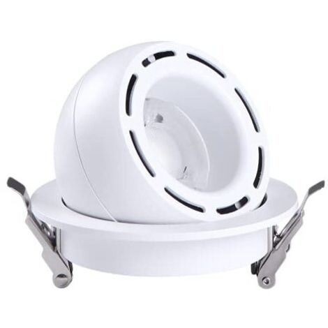 Spot LED Encastrable Pivotant et Orientable ASLED Fado 10W CTC Température Variable 3000-5000K Blanc - FAD12WCTC