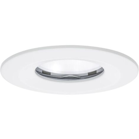 Spot LED encastrable pour salle de bains Paulmann 93881 N/A 6 W Coin blanc mat
