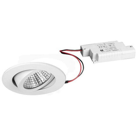 SPOT LED ENCASTRABLE ROND AVEC CONVERTISSEUR IP20 230 V 7 W 4000 K 770 LM 38° ORIENTABLE 30° BLANC BRUMBERG 39361074