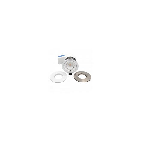 Spot LED encastré 7W - façade interchangeable - Blanc ou Alu - CAL7W - Asled