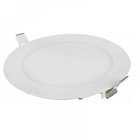 Spot LED encastré à intensité variable, 9 W, 6000 K, lumière blanche naturelle, indice de protection IP65, convient aux salles de bains  spot LED ultra-mince de 35 mm, diamètre de découpe Φ130-135 mm