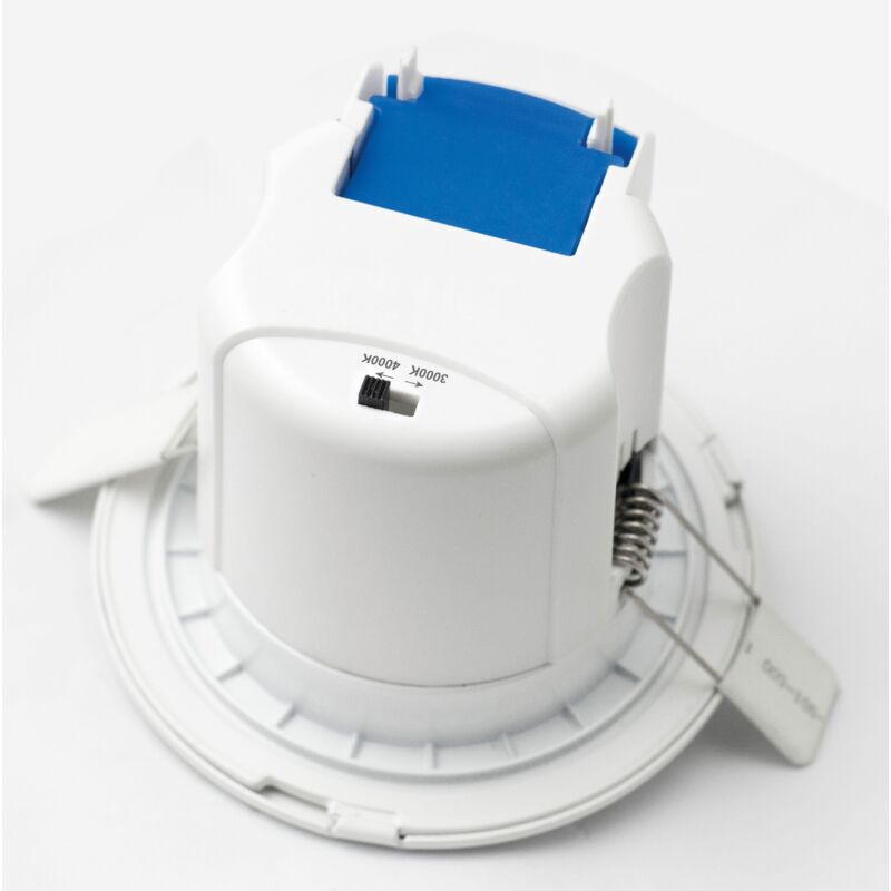 Axel Encastré IP20/65 Vol.2 bascul. nickel led 6W 550lm 3000/4000K (cct) Aric 50725