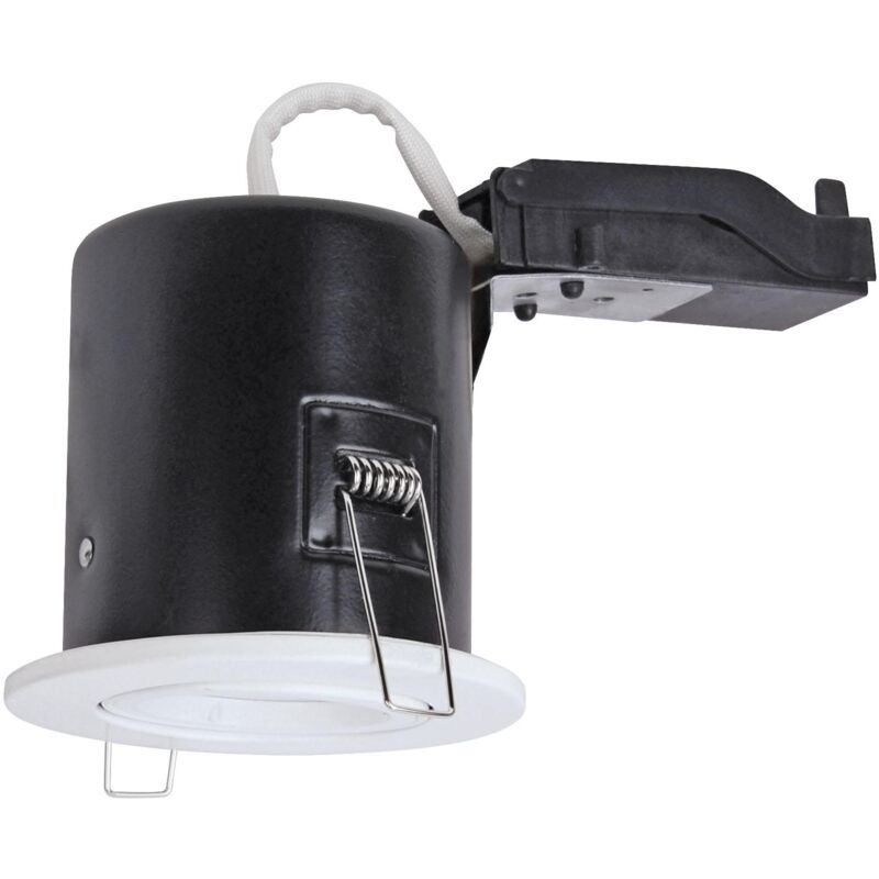 Dlt-iso 90 Encastré GU10 bascul. blanc recouvrable RE2020 Lpe non incl. Aric 50735
