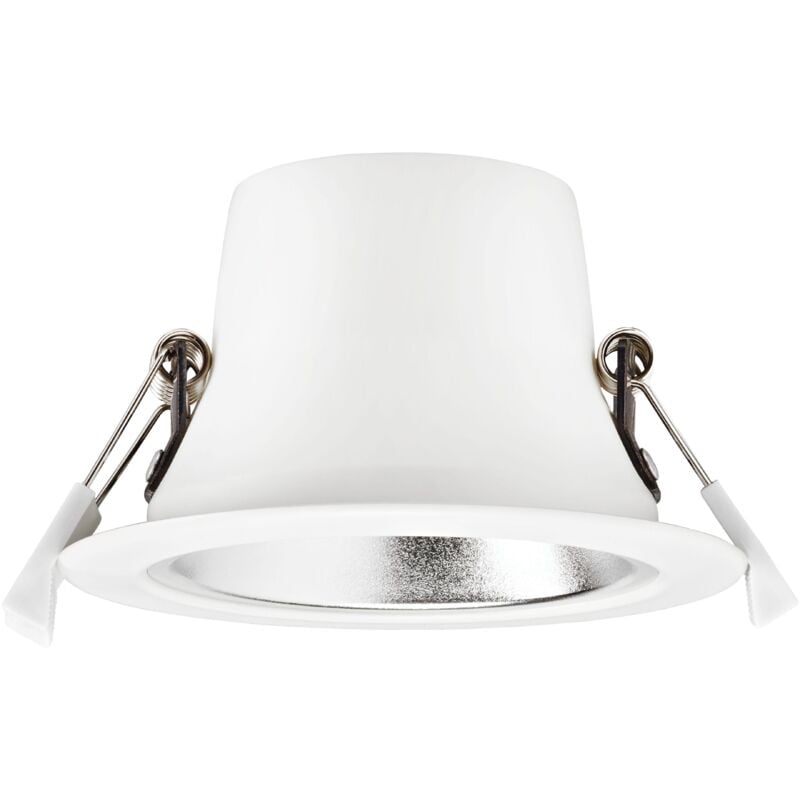 Encastré riva IP20 Ø113mm fixe blanc led intég.10W 50° 3000K 900lm dim Aric 50600