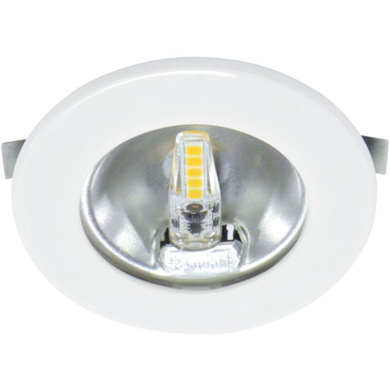 Aric - spot encastré à led s1200 - culot g4 - 1.8w - 3000k - blanc 50770
